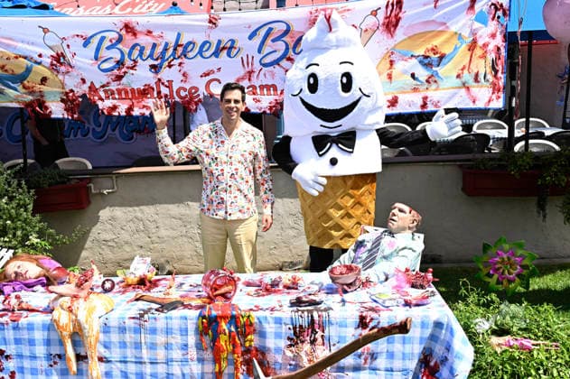 Eli Roth beim Photocall zum Kinofilm Ice Cream Man auf der San Diego Comic-Con International 2026 am Kansas City Barbeque. San Diego, 24.07.2026 *** Eli Roth at the photo call for the movie *Ice Cream Man* at San Diego Comic-Con International 2026 at Kansas City Barbeque in San Diego, July 24, 2026 Foto:xD.xStarbuckx xFuturexImagex ice_6733