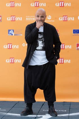 56th Giffoni Film Festival - Photocall Eiffel 65 Jeffrey Jey during photocall of the Italian disco-dance band Eiffel 65 composed of the duo Jeffrey Jey and Maurizio Lobina at the 56th Giffoni Film Festival. Giffoni Valle Piana on July 24, 2026. Photo by Andrea Bracaglia ABACAPRESS.COM Giffoni Valle Piana Italy Italy  Copyright: xBracagliaxAndrea ABACAx