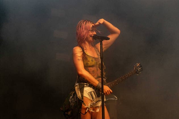 Wet Leg in concert at Latitude Festival at Henham Park in Southwold, UK on 25 July 2026 Rhian Teasdale performing with Wet Leg in concert at Latitude Festival at Henham Park in Southwold, UK on 25 July 2026, Credit:Stephen Keable Avalon UK, Suffolk, Southwold, Henham Park  Copyright: xStephenxKeablex xAvalonx 1118723610