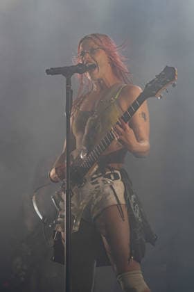 Wet Leg in concert at Latitude Festival at Henham Park in Southwold, UK on 25 July 2026 Rhian Teasdale performing with Wet Leg in concert at Latitude Festival at Henham Park in Southwold, UK on 25 July 2026, Credit:Stephen Keable Avalon UK, Suffolk, Southwold, Henham Park  Copyright: xStephenxKeablex xAvalonx 1118723666