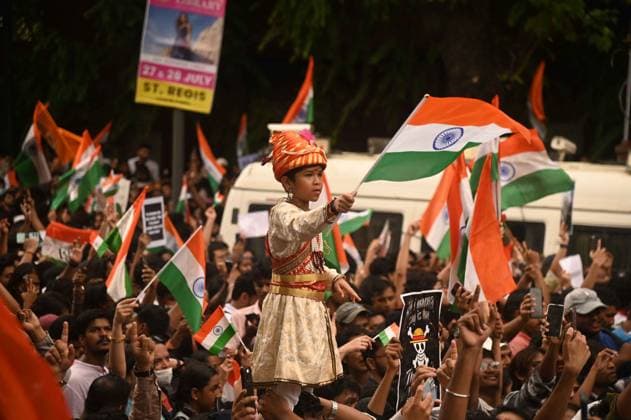 July 26, 2026, Mumbai, Maharashtra, India: Supporters of the youth-led satirical political movement Cockroach Janta Party (CJP) celebrate the resignation of Union Education Minister Dharmendra Pradhan, in Mumbai, India, 26 July 2026. Mumbai India - ZUMAn310 20260726_zip_n310_018 Copyright: xDeepxNairx