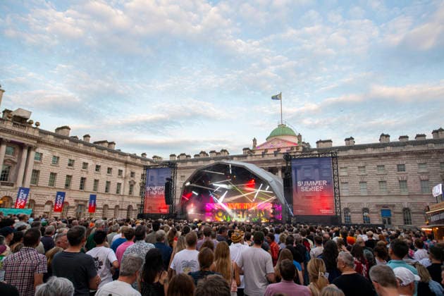 The Flaming Lips performing live at Somerset House for The Summer Series, London 25 June 2026 The Flaming Lips performing live at Somerset House for The Summer Series, London 25 June 2026 The Flaming Lips are an American rock band formed in Oklahoma, in ˜83. They are three-time Grammy-Award winners. The Flaming Lips are one of the most enduring, influential, unpredictable, and globally respected bands of their generation., Credit:Dafydd Owen Dafydd Owen - B5377 Avalon United Kingdom, London  Copyright: xDafyddxOwenx xDafyddxOwenx-xB5377x xAvalonx 1118737683