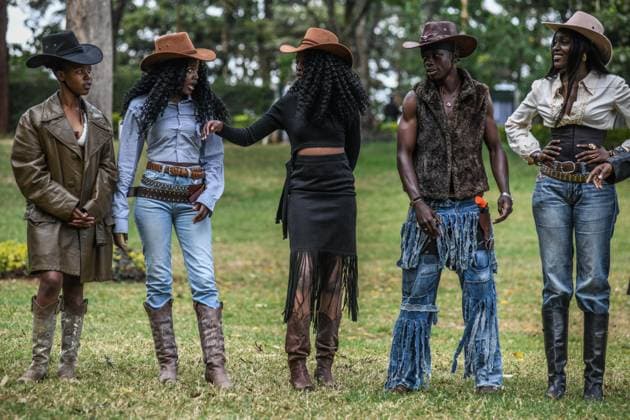 Kenya hosts International Cowboys and Cowgirls Day Festival NAIROBI, KENYA – JULY 25: Participants wearing cowboy-themed outfits attend the International Cowboys and Cowgirls Day Festival at the Ngong Racecourse in Nairobi, Kenya, on July 25, 2026. The festival brought together cowboy and cowgirl enthusiasts, who showcased colorful Western-inspired costumes and celebrated cowboy culture through various activities and performances. Gerald Anderson Anadolu Nairobi Kenya. Editorial use only. Please get in touch for any other usage.  Copyright: x2026xAnadoluxGeraldxAndersonx