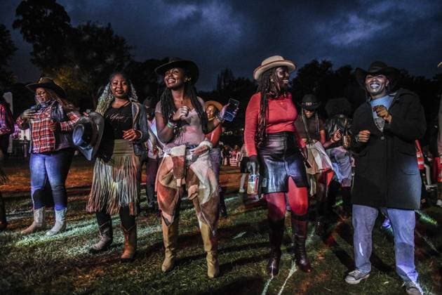 Kenya hosts International Cowboys and Cowgirls Day Festival NAIROBI, KENYA – JULY 25: Participants wearing cowboy-themed outfits attend the International Cowboys and Cowgirls Day Festival at the Ngong Racecourse in Nairobi, Kenya, on July 25, 2026. The festival brought together cowboy and cowgirl enthusiasts, who showcased colorful Western-inspired costumes and celebrated cowboy culture through various activities and performances. Gerald Anderson Anadolu Nairobi Kenya. Editorial use only. Please get in touch for any other usage.  Copyright: x2026xAnadoluxGeraldxAndersonx