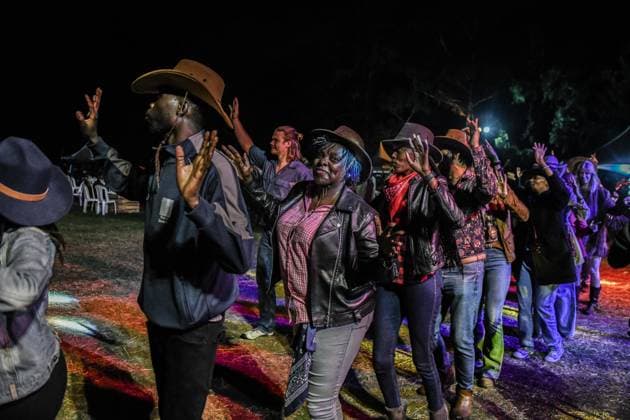 Kenya hosts International Cowboys and Cowgirls Day Festival NAIROBI, KENYA – JULY 25: Participants wearing cowboy-themed outfits attend the International Cowboys and Cowgirls Day Festival at the Ngong Racecourse in Nairobi, Kenya, on July 25, 2026. The festival brought together cowboy and cowgirl enthusiasts, who showcased colorful Western-inspired costumes and celebrated cowboy culture through various activities and performances. Gerald Anderson Anadolu Nairobi Kenya. Editorial use only. Please get in touch for any other usage.  Copyright: x2026xAnadoluxGeraldxAndersonx