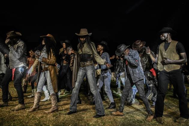 Kenya hosts International Cowboys and Cowgirls Day Festival NAIROBI, KENYA – JULY 25: Participants wearing cowboy-themed outfits attend the International Cowboys and Cowgirls Day Festival at the Ngong Racecourse in Nairobi, Kenya, on July 25, 2026. The festival brought together cowboy and cowgirl enthusiasts, who showcased colorful Western-inspired costumes and celebrated cowboy culture through various activities and performances. Gerald Anderson Anadolu Nairobi Kenya. Editorial use only. Please get in touch for any other usage.  Copyright: x2026xAnadoluxGeraldxAndersonx
