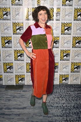Kristen Schaal beim Photocall zur Animationsserie Bob s Burgers auf der San Diego Comic-Con International 2026 im Hilton Bayfront Hotel. San Diego, 25.07.2026 *** Kristen Schaal at the photo call for the animated series *Bob s Burgers* at San Diego Comic-Con International 2026 at the Hilton Bayfront Hotel in San Diego, July 25, 2026 Foto:xD.xStarbuckx xFuturexImagex burgers_6726