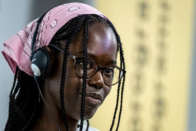 French-Senegalese film director and screenwriter Ramata-Toulaye Sy speaks during the 52nd annual Summer Film School festival in Uherske Hradiste, Czech Republic, July 26, 2026. (CTKxPhoto RadekxPetrasek) CTKPhotoF202607260001901  CTKPhotoF202607260001901