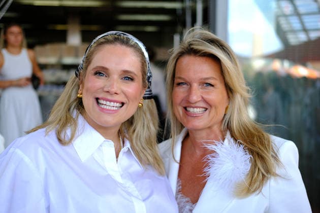 Mona Buckenmaier and Claudia Anders attends the Casa Riani fashion event on July 25, 2026 at the Lido Harbor in Dusseldorf, Germany Casa RIANI fashion event in Dusseldorf, Germany *** Mona Buckenmaier and Claudia Anders attend the Casa Riani fashion event on July 25, 2026, at Lido Harbor in Düsseldorf, Germany. Casa Riani fashion event in Düsseldorf, Germany