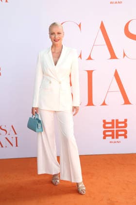 Franziska Knuppe attends the Casa Riani fashion event on July 25, 2026 at the Lido Harbor in Dusseldorf, Germany Casa RIANI fashion event in Dusseldorf, Germany *** Franziska Knuppe attends the Casa Riani fashion event on July 25, 2026, at the Lido Harbor in Düsseldorf, Germany. Casa Riani fashion event in Düsseldorf, Germany