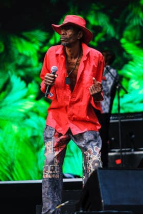 Womad: The Worlds Festival on Saturday 25 July 2026 Jupiter Bokondji - Jupiter & Okwess performs on the World Stage during Womad: The Worlds Festival on Saturday 25 July 2026 at Neston Park. Jupiter & Okwess Are A Congolese Band Led By Jupiter Bokondji, Known For Mixing Congolese Rhythms With Funk, Rock, And Afro-Pop., Credit:Julie Edwards Avalon  Copyright: xJuliexEdwardsx xAvalonx 1118862187