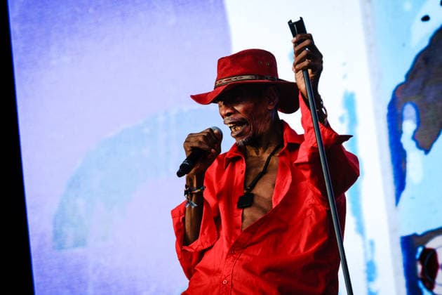 Womad: The Worlds Festival on Saturday 25 July 2026 Jupiter Bokondji - Jupiter & Okwess performs on the World Stage during Womad: The Worlds Festival on Saturday 25 July 2026 at Neston Park. Jupiter & Okwess Are A Congolese Band Led By Jupiter Bokondji, Known For Mixing Congolese Rhythms With Funk, Rock, And Afro-Pop., Credit:Julie Edwards Avalon  Copyright: xJuliexEdwardsx xAvalonx 1118862275