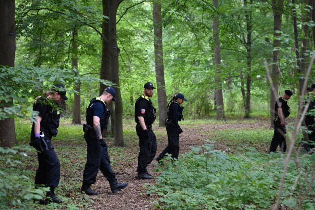 Aftermath of vehicle driving into crowd at Berlin Pride Parade BERLIN, GERMANY – JULY 26: Police officers work at the scene of the incident in Berlin, Germany, on July 26, 2026. Several people were injured after a vehicle drove into a crowd during the Christopher Street Day (CSD) Pride parade in central Berlin. At least one person was killed and 15 others were injured in the collision. Police and emergency services responded to the scene, while organizers ended the parade in the affected area. Volodymyr Sindieiev Anadolu Berlin Germany. Editorial use only. Please get in touch for any other usage.  Copyright: x2026xAnadoluxVolodymyrxSindieievx