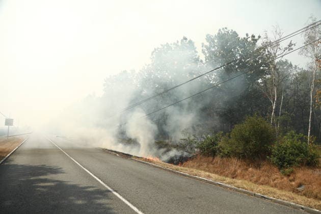 Wildfire continues to spread in France’s Gironde department GIRONDE, FRANCE - JULY 26: Firefighting operations continue as a major wildfire spreads across forest areas near Audenge in the Gironde department of southwestern France on July 26, 2026. Mohamad Salaheldin Abdelghani Alsayed Anadolu Gironde France. Editorial use only. Please get in touch for any other usage.  Copyright: x2026xAnadoluxMohamadxSalaheldinxAbdelghanixAlsayedx