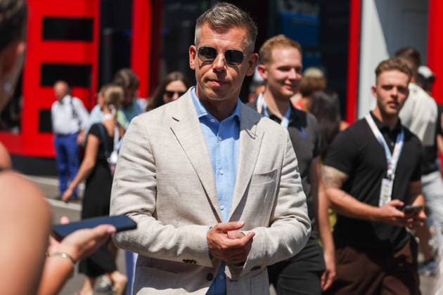 July 26, 2026, Budapest, Hungary: Peter Magyar, Prime Minister of Hungary, is seen in the paddock ahead Formula 1 Hungarian Grand Prix at the Hungaroring circuit in Mogyorod near Budapest on July 25th, 2026. Budapest Hungary - ZUMAz156 20260726_zip_z156_002 Copyright: xBeataxZawrzelx