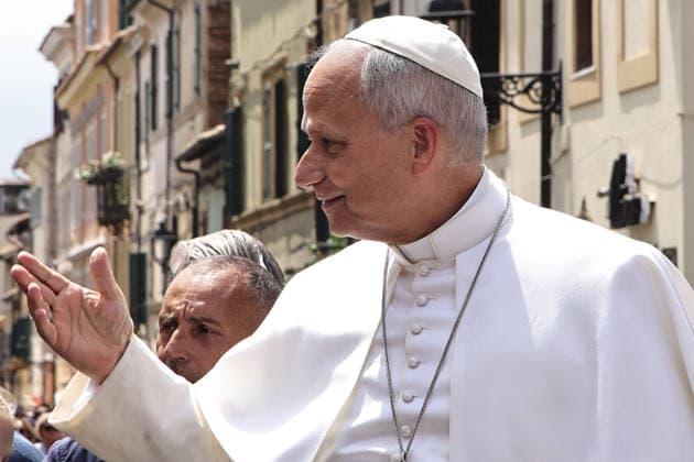 July 26, 2026 - Pope Leo XIV delivers Angelus prayer from the entrance of the Apostolic Building in Castel Gandolfo. EvandroInetti_via ZUMA Wire Rome Italy  - ZUMAi15_ 20260726_zaf_i15_016 Copyright: xEvandroxInettix