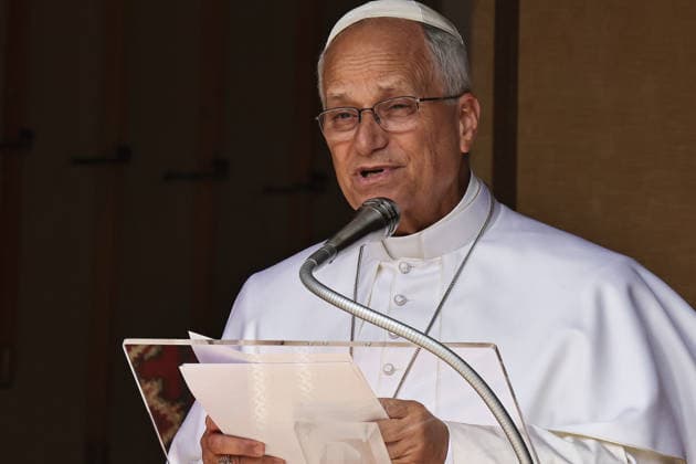 July 26, 2026 - Pope Leo XIV delivers Angelus prayer from the entrance of the Apostolic Building in Castel Gandolfo. EvandroInetti_via ZUMA Wire Rome Italy - ZUMAi15_ 20260726_zaf_i15_033 Copyright: xEvandroxInettix