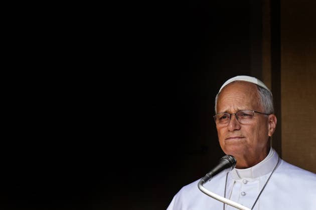 July 26, 2026 - Pope Leo XIV delivers Angelus prayer from the entrance of the Apostolic Building in Castel Gandolfo. EvandroInetti_via ZUMA Wire Rome Italy - ZUMAi15_ 20260726_zaf_i15_037 Copyright: xEvandroxInettix