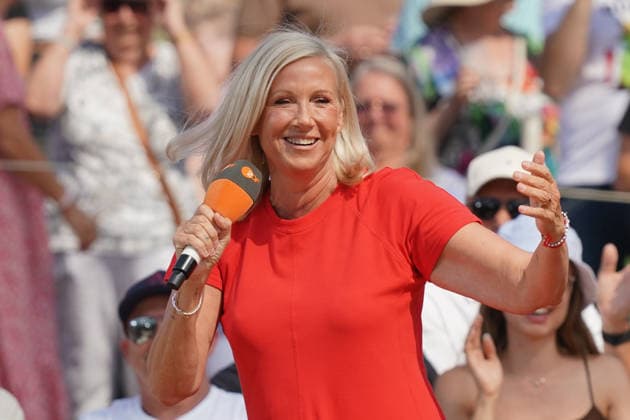 ZDF-Fernsehgarten 2026. Andrea Kiwi Kiewel im ZDF Fernsehgarten mit dem Motto Family Battle am 26.07.2026 in Mainz. Mainz ZDF Fernsehgarten Rheinland-Pfalz *** ZDF Fernsehgarten 2026: Andrea Kiwi Kiewel on ZDF Fernsehgarten, themed Family Battle, on July 26, 2026, in Mainz, Rhineland-Palatinate, ZDF Fernsehgarten