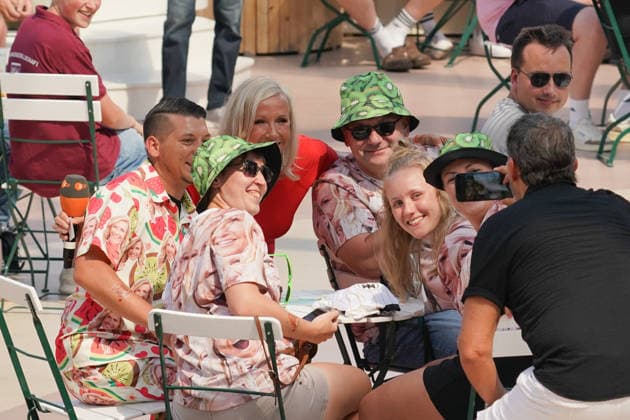 ZDF-Fernsehgarten 2026. Andrea Kiwi Kiewel im ZDF Fernsehgarten mit dem Motto Family Battle am 26.07.2026 in Mainz. Mainz ZDF Fernsehgarten Rheinland-Pfalz *** ZDF Fernsehgarten 2026: Andrea Kiwi Kiewel on ZDF Fernsehgarten, themed Family Battle, on July 26, 2026, in Mainz, Rhineland-Palatinate, ZDF Fernsehgarten