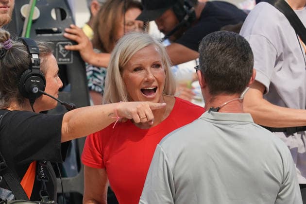 ZDF-Fernsehgarten 2026. Andrea Kiwi Kiewel im ZDF Fernsehgarten mit dem Motto Family Battle am 26.07.2026 in Mainz. Mainz ZDF Fernsehgarten Rheinland-Pfalz *** ZDF Fernsehgarten 2026: Andrea Kiwi Kiewel on ZDF Fernsehgarten, themed Family Battle, on July 26, 2026, in Mainz, Rhineland-Palatinate, ZDF Fernsehgarten