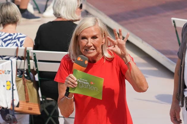 ZDF-Fernsehgarten 2026. Andrea Kiwi Kiewel im ZDF Fernsehgarten mit dem Motto Family Battle am 26.07.2026 in Mainz. Mainz ZDF Fernsehgarten Rheinland-Pfalz *** ZDF Fernsehgarten 2026: Andrea Kiwi Kiewel on ZDF Fernsehgarten, themed Family Battle, on July 26, 2026, in Mainz, Rhineland-Palatinate, ZDF Fernsehgarten