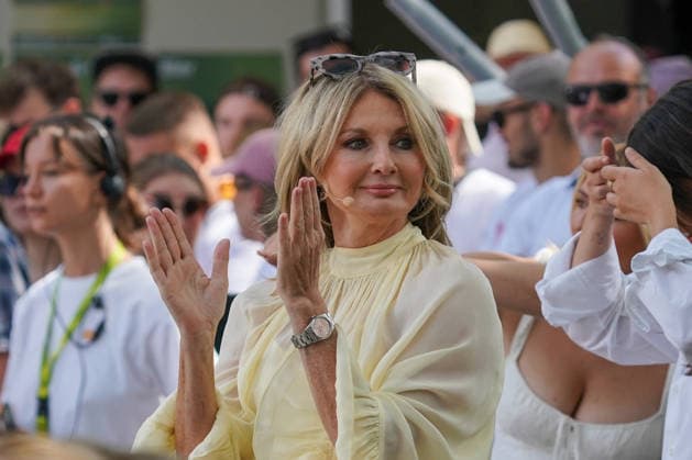 ZDF-Fernsehgarten 2026. Frauke Ludowig im ZDF Fernsehgarten mit dem Motto Family Battle am 26.07.2026 in Mainz. Mainz ZDF Fernsehgarten Rheinland-Pfalz *** ZDF Fernsehgarten 2026: Frauke Ludowig on ZDF Fernsehgarten, themed Family Battle, on July 26, 2026, in Mainz, Rhineland-Palatinate, ZDF Fernsehgarten