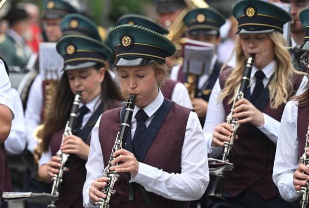 Parade der St. Marius Schützenbruderschaft Elten ** NUR FÜR REDAKTIONELLE ZWECKE ** EDITORIAL USE ONLY **<p>Die Parade mit dem großen Festumzug der St. Marius Schützenbruderschaft fand am Sonntag 26.Juli.2026 auf dem Marktplatz in Emmerich Elten statt. Am Montag findet dann das Königsschießen statt. Deutschland Emmerich Copyright: ThorstenxLindekamp *** Parade of the St. Marius Shooting Club of Elten ** FOR EDITORIAL USE ONLY ** EDITORIAL USE ONLY ** p The parade, featuring the grand procession of the St. Marius Shooting Club, took place on Sunday, July 26, 2026, on the market square in Emmerich-Elten. The king’s shooting competition will then take place on Monday. Germany, Emmerich. Copyright ThorstenxLindekamp Copyright: ThorstenxLindekamp doc86vyl6emiesr49nzr5b ,EDITORIAL USE ONLY