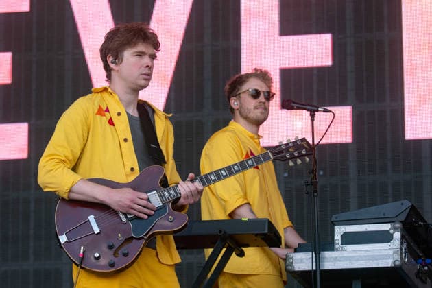 Everything Everything in concert at Latitude Festival at Henham Park in Southwold, UK on 26 July 2026 Alex Robertshaw, Peter SenÃ performing with Everything Everything in concert at Latitude Festival at Henham Park in Southwold, UK on 26 July 2026, Credit:Stephen Keable Avalon UK, Suffolk, Southwold, Henham Park  Copyright: xStephenxKeablex xAvalonx 1118892757