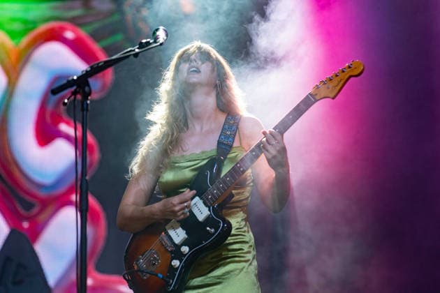 Panic Shack in concert at Latitude Festival at Henham Park in Southwold, UK on 26 July 2026 Meg Fretwell performing with Panic Shack in concert at Latitude Festival at Henham Park in Southwold, UK on 26 July 2026, Credit:Stephen Keable Avalon UK, Suffolk, Southwold, Henham Park  Copyright: xStephenxKeablex xAvalonx 1118910426