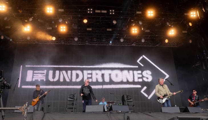 The Undertones in concert at Latitude Festival at Henham Park in Southwold, UK on 26 July 2026 Damian O Neill, Paul McLoone, Billy Doherty, Michael Bradley, John O Neill performing with The Undertones in concert at Latitude Festival at Henham Park in Southwold, UK on 26 July 2026, Credit:Stephen Keable Avalon UK, Suffolk, Southwold, Henham Park  Copyright: xStephenxKeablex xAvalonx 1118927712