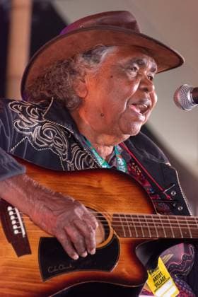 July 26, 2026, Corsham, Wiltshire, England: Kankara Nagarra, an Aborigine from the desert of Western Australia, sings Gospel Blues. Now in her eighties, her songs provide powerful testimony about her life and members of her community. She performed WOMAD Festival to a packed audience. Corsham England - ZUMAr169 20260726_zip_r169_044 Copyright: xRodxHarbinsonx