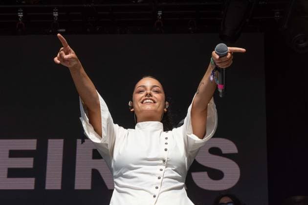 July 26, 2026, Corsham, Wiltshire, England: Tanxugueiras includes three women from the province of Galicia in Spain. The trio sang powerful songs at WOMAD Festival, with modern pop influences, as well as flavours from their celtic cultural roots. Corsham England - ZUMAr169 20260726_zip_r169_070 Copyright: xRodxHarbinsonx