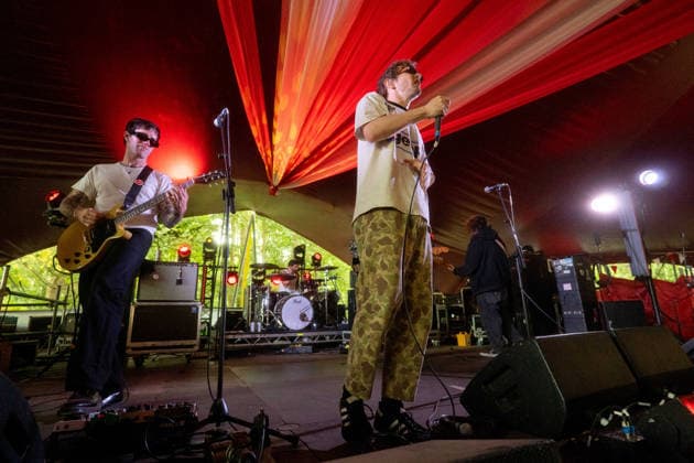 Militarie Gun in concert at Latitude Festival at Henham Park in Southwold, UK on 26 July 2026 Kevin Kiley, David Stalsworth, Ian Shelton performing with Militarie Gun in concert at Latitude Festival at Henham Park in Southwold, UK on 26 July 2026, Credit:Stephen Keable Avalon UK, Suffolk, Southwold, Henham Park  Copyright: xStephenxKeablex xAvalonx 1118981552