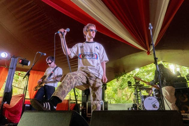 Militarie Gun in concert at Latitude Festival at Henham Park in Southwold, UK on 26 July 2026 Kevin Kiley, Ian Shelton, Waylon Trim performing with Militarie Gun in concert at Latitude Festival at Henham Park in Southwold, UK on 26 July 2026, Credit:Stephen Keable Avalon UK, Suffolk, Southwold, Henham Park  Copyright: xStephenxKeablex xAvalonx 1118981629