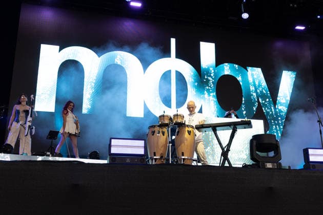 Headliner Moby on stage at ON THE BEACH Festival, Brighton on the 26TH JULY 2026 Headliner Moby on stage at ON THE BEACH Festival, Brighton on the 26TH JULY 2026, Credit:Sarah Weatherhead Laura Rose Avalon  Copyright: xSarahxWeatherheadx xLauraxRosex xAvalonx 1119040571