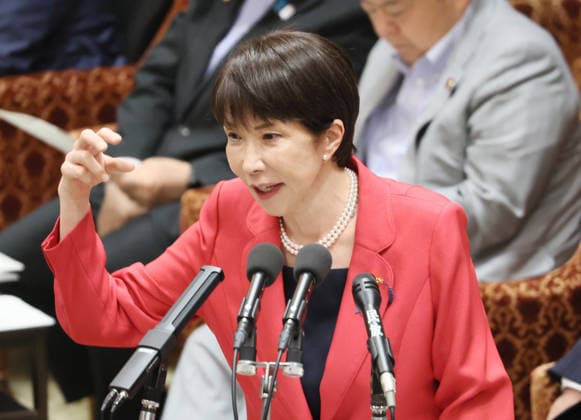 July 27, 2026, Tokyo, Japan - Japanese Prime Minister Sanae Takaichi answers a question at Lower House s budget committee session at the National Diet in Tokyo on Monday, July 27, 2026. (photo by Yoshio Tsunoda AFLO)  aflo_339282514