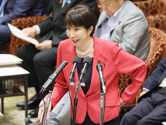 July 27, 2026, Tokyo, Japan - Japanese Prime Minister Sanae Takaichi answers a question at Lower House s budget committee session at the National Diet in Tokyo on Monday, July 27, 2026. (photo by Yoshio Tsunoda AFLO)  aflo_339282515