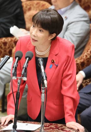 July 27, 2026, Tokyo, Japan - Japanese Prime Minister Sanae Takaichi answers a question at Lower House s budget committee session at the National Diet in Tokyo on Monday, July 27, 2026. (photo by Yoshio Tsunoda AFLO)  aflo_339282533