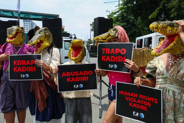 Groups protest as Philippine President Marcos delivers national address in Congress QUEZON CITY, PHILIPPINES - JULY 27: Various civil rights groups march towards the House of Representatives, as Philippine President Ferdinand Bongbong Marcos Jr. will deliver his State of the Nation address at the congress, in Quezon City, Metro Manila, Philippines, on July 27, 2026. The President s national address is expected to touch on an array of international and domestic issues, including South China Sea disputes, Manila s ties with the United States and China, and the impacts of U.S.-Iran conflict on energy supplies and prices. Daniel Ceng Anadolu Quezon City Philippines. Editorial use only. Please get in touch for any other usage.  Copyright: x2026xAnadoluxDanielxCengx