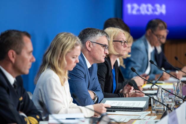 regierungspressekonferenz Deutschland, Berlin am 27. Juli 2026: Sprecher der Bundesregierung Stefan Kornelius stellt sich in der Bundespressekonferenz den Fragen der Presse. *** German Government Press Conference, Berlin, July 27, 2026: Federal Government Spokesperson Stefan Kornelius answers questions from the press at the Federal Press Conference