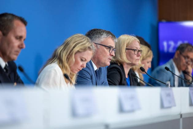 regierungspressekonferenz Deutschland, Berlin am 27. Juli 2026: Sprecher der Bundesregierung Stefan Kornelius stellt sich in der Bundespressekonferenz den Fragen der Presse. *** German Government Press Conference, Berlin, July 27, 2026: Federal Government Spokesperson Stefan Kornelius answers questions from the press at the Federal Press Conference
