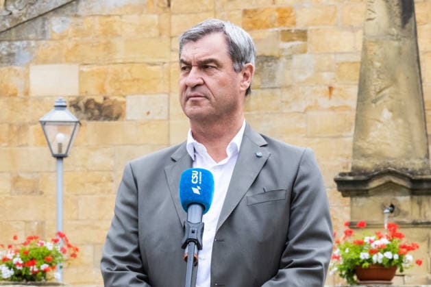 CSU-Sommerklausur: Auftakt mit Markus Söder und Alexander Hoffmann Kloster Banz, Bayern, Deutschland, 27.07.2026: Markus Söder, Ministerpräsident des Freistaates Bayern und CSU-Vorsitzender, sowie Alexander Hoffmann, Vorsitzender der CSU im Bundestag, beim Auftakt der Sommerklausur der CSU-Landesgruppe. Im Mittelpunkt stehen politische Beratungen sowie die Vorstellung aktueller Schwerpunkte der CSU. Neubanz Deutschland *** CSU Summer Retreat Kicks Off with Markus Söder and Alexander Hoffmann at Banz Abbey, Bavaria, Germany, July 27, 2026 Markus Söder, Minister-President of the Free State of Bavaria and CSU Chairman, along with Alexander Hoffmann, Chairman of the CSU in the Bundestag, at the opening of the CSU State Group’s summer retre