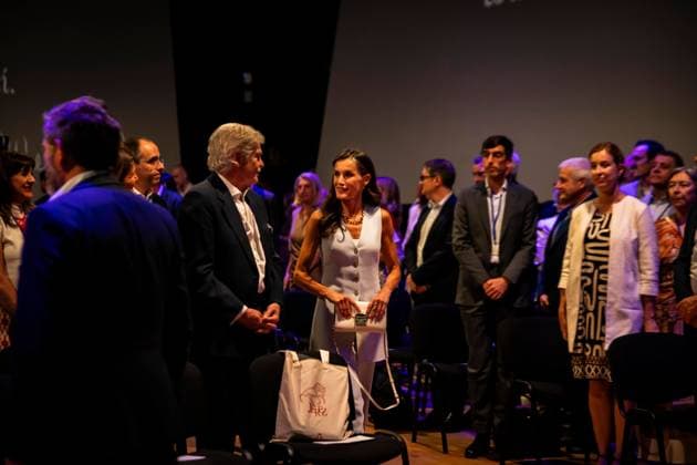 July 27, 2026, Jerez De La Frontera, Spain: JEREZ DE LA FRONTERA, SPAIN Ã¢â‚¬ JULY 27, 2026: SpainÃ¢â‚¬â ¢s Queen Letizia presides over the opening ceremony of the Annual Meeting of Directors of the Instituto Cervantes in Jerez de la Frontera. The event is also attended by Andalusian regional president Juan Manuel Moreno Bonilla and Jerez Mayor MaroÂ­a Joso GarcoÂ­a-Pelayo. Jerez De La Frontera Spain  - ZUMAq101 20260727_zna_q101_008 Copyright: xSamuelxVegax