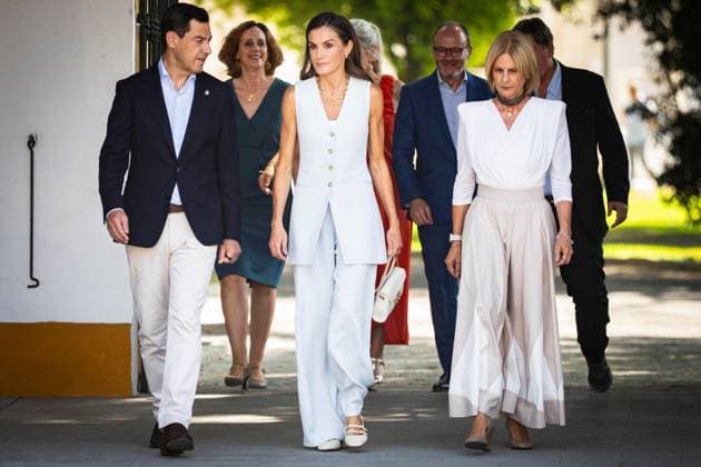 July 27, 2026, Jerez De La Frontera, Spain: JEREZ DE LA FRONTERA, SPAIN Ã¢â‚¬ JULY 27, 2026: SpainÃ¢â‚¬â ¢s Queen Letizia presides over the opening ceremony of the Annual Meeting of Directors of the Instituto Cervantes in Jerez de la Frontera. The event is also attended by Andalusian regional president Juan Manuel Moreno Bonilla and Jerez Mayor MaroÂ­a Joso GarcoÂ­a-Pelayo. Jerez De La Frontera Spain  - ZUMAq101 20260727_zna_q101_009 Copyright: xSamuelxVegax
