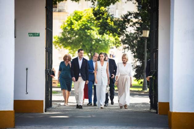 July 27, 2026, Jerez De La Frontera, Spain: JEREZ DE LA FRONTERA, SPAIN Ã¢â‚¬ JULY 27, 2026: SpainÃ¢â‚¬â ¢s Queen Letizia presides over the opening ceremony of the Annual Meeting of Directors of the Instituto Cervantes in Jerez de la Frontera. The event is also attended by Andalusian regional president Juan Manuel Moreno Bonilla and Jerez Mayor MaroÂ­a Joso GarcoÂ­a-Pelayo. Jerez De La Frontera Spain  - ZUMAq101 20260727_zna_q101_012 Copyright: xSamuelxVegax