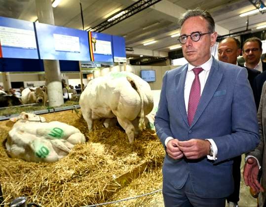 Bart De Wever visits the Libramont Agricultural Fair 2026 LIBRAMONT, BELGIUM - JULY 27 : PM Bart De Wever (N-VA) visits the Libramont Agricultural Fair 2026 ( lunch at the Fair, organised by AKT and reserved for 200 Belgian and Luxembourg CEO s and visit with Christophe Hansen (European Commissioner for Agriculture)) on July 27, 2026 in Libramont, Belgium, 27 07 2026 Libramont Belgium  Copyright: xDidierxLebrunx