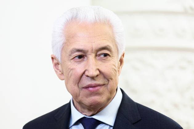 RUSSIA, MOSCOW - JULY 27, 2026: The head of the United Russia Party s faction in the Russian State Duma, Vladimir Vasilyev, during a meeting between Russia s President Putin and Russian State Duma members in the Grand Kremlin Palace Moscow Russia  - ZUMAt113 20260727_zaa_t113_229 Copyright: xSofyaxSandurskayax