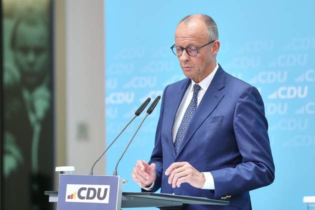 Berlin, Deutschland, 27.07.2026: Konrad-Adenauer-Haus: CDU-Bundesvorstandssitzung: CDU-Chef und Bundeskanzler Friedrich Merz *** Berlin, Germany, July 27, 2026 Konrad Adenauer House CDU Federal Executive Committee Meeting CDU Leader and Federal Chancellor Friedrich Merz Copyright: xdtsxNachrichtenagenturx dts_128649