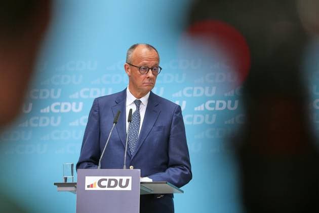 Berlin, Deutschland, 27.07.2026: Konrad-Adenauer-Haus: CDU-Bundesvorstandssitzung: CDU-Chef und Bundeskanzler Friedrich Merz *** Berlin, Germany, July 27, 2026 Konrad Adenauer House CDU Federal Executive Committee Meeting CDU Leader and Federal Chancellor Friedrich Merz Copyright: xdtsxNachrichtenagenturx dts_128685